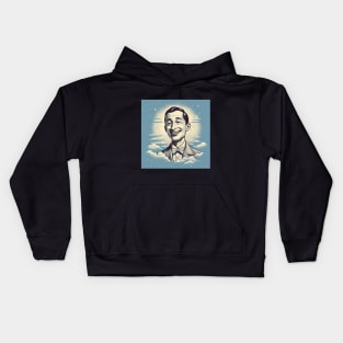 Pee Wee Herman in heaven - art 11 Kids Hoodie